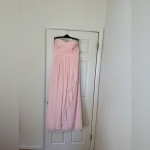 David’s Bridal Strapless Bridesmaid Dress